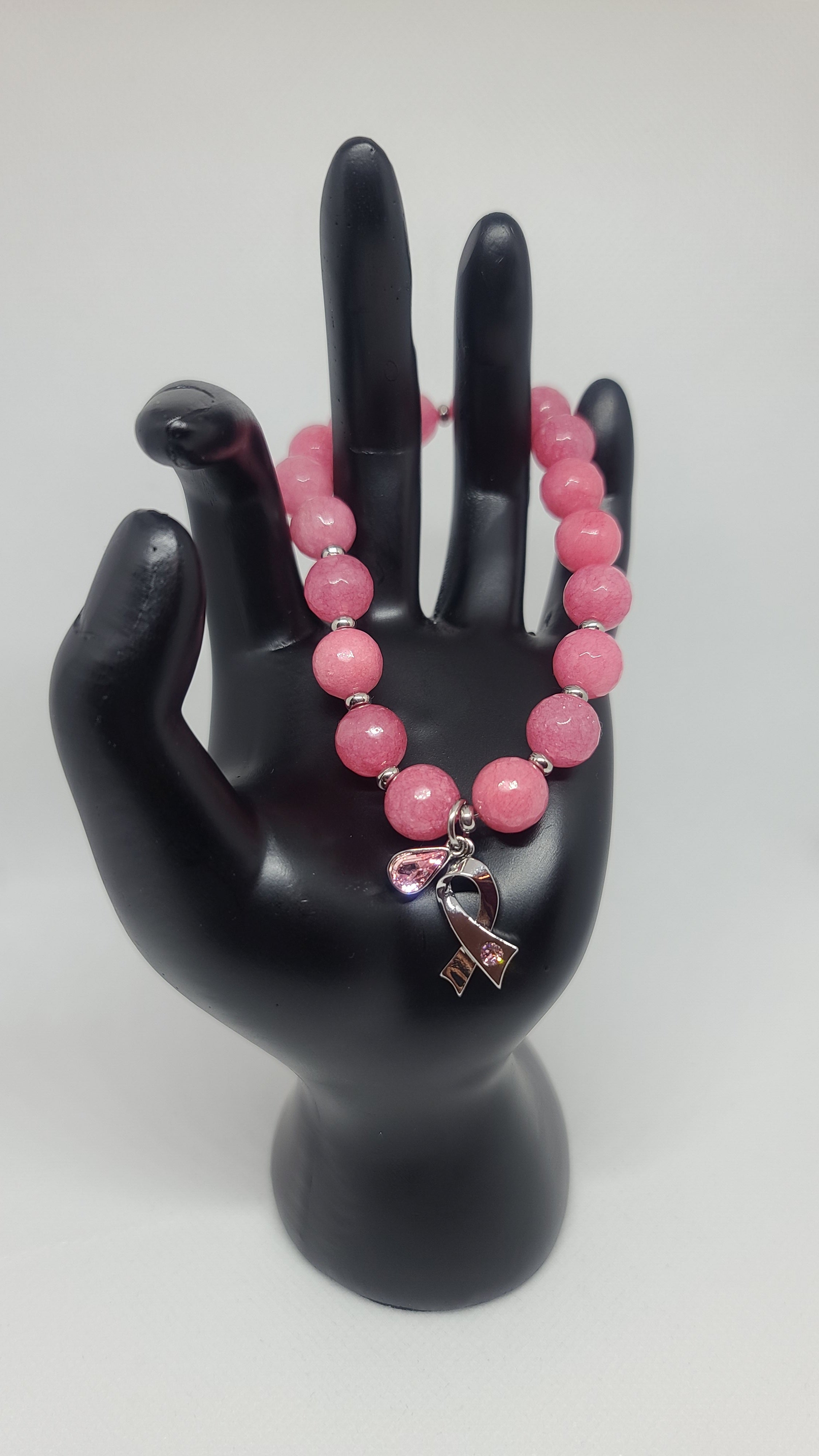 Pink Jade Faceted 10mm