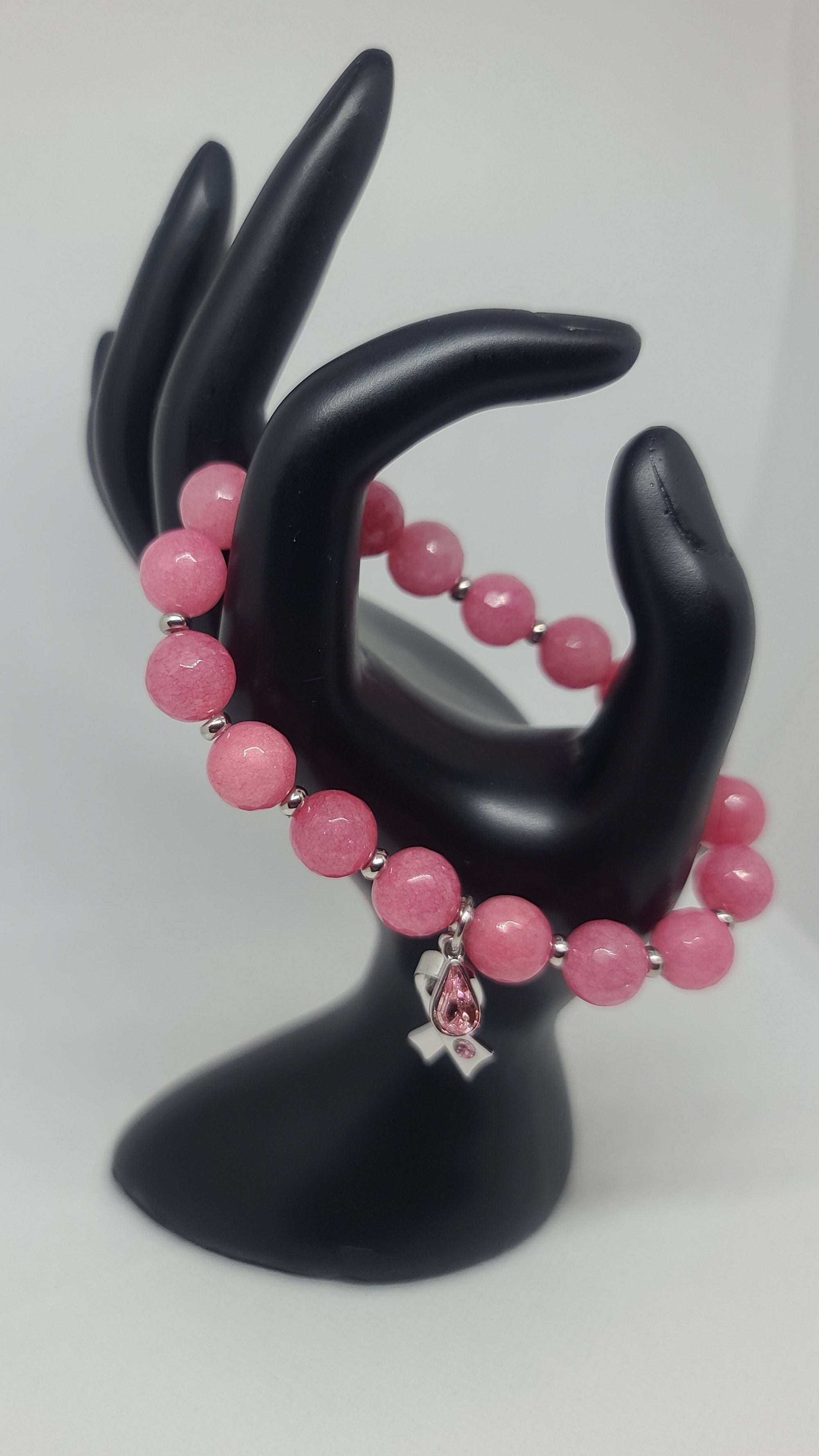 Pink Jade Faceted 10mm