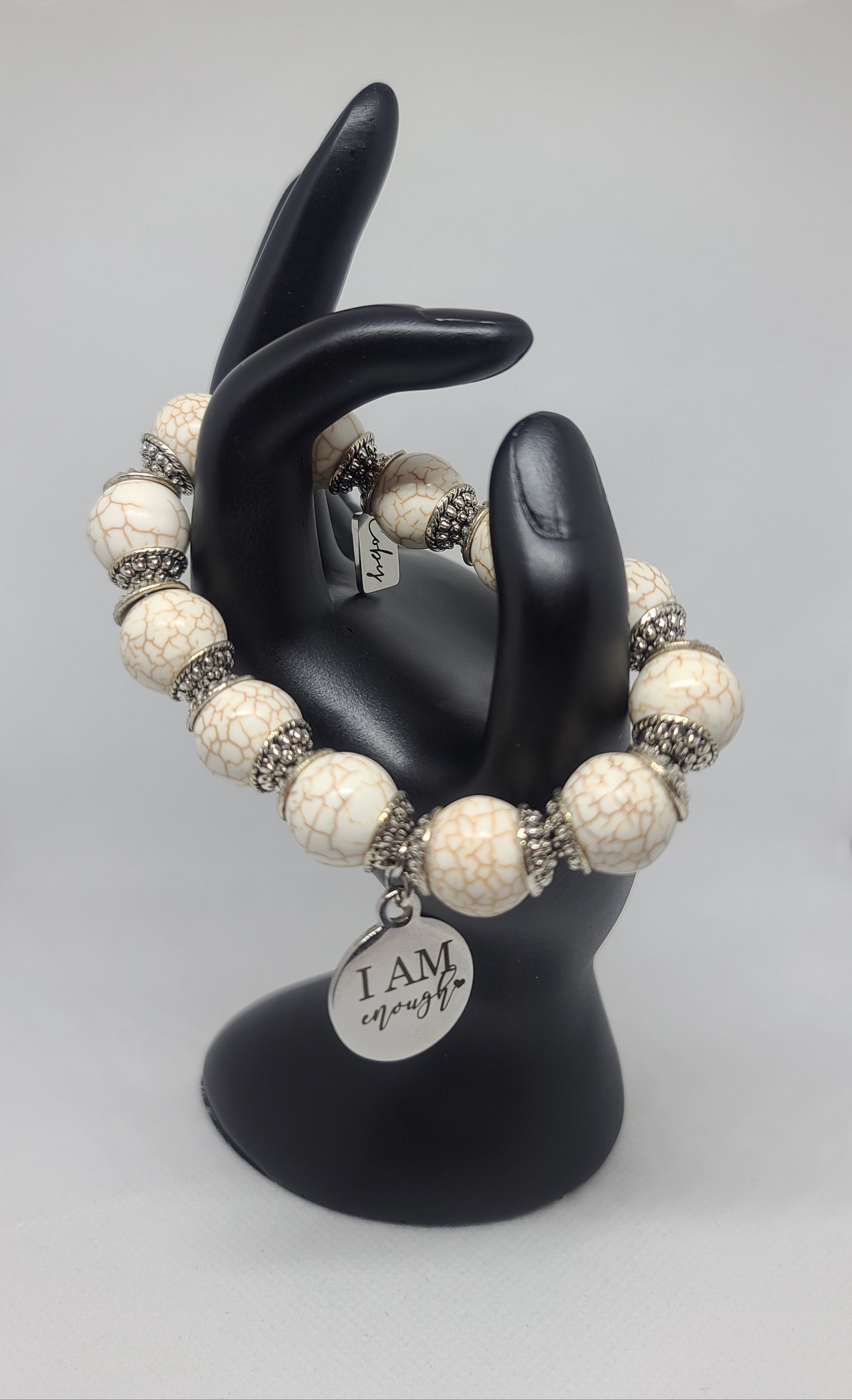 White Howlite 14mm