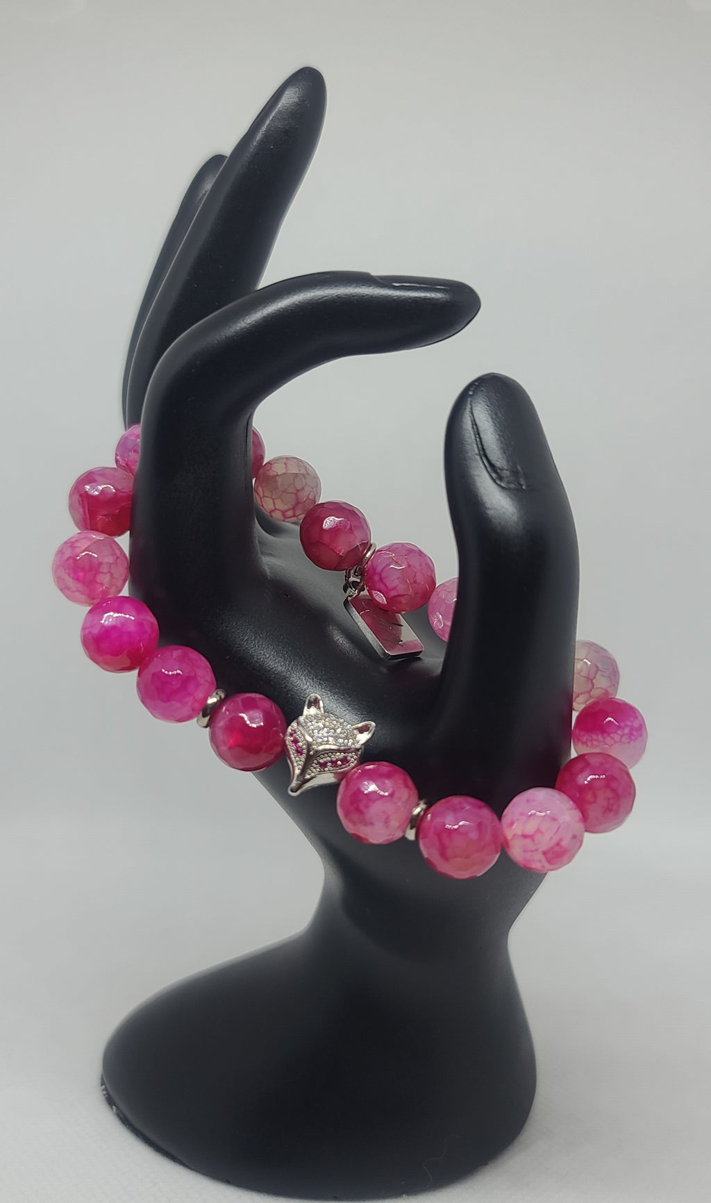 Pink Agate Faceted 10mm