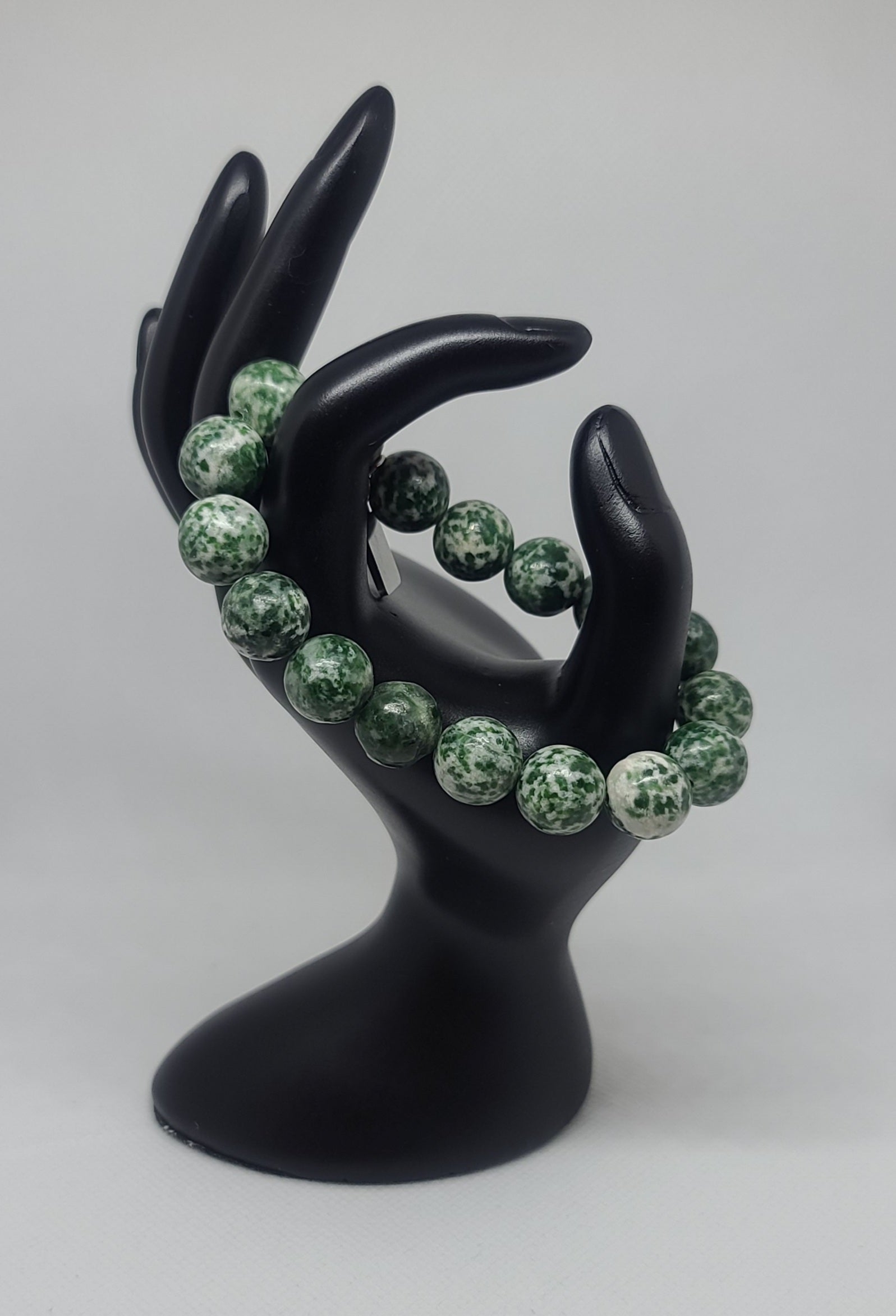 Green Spot Agate 12mm