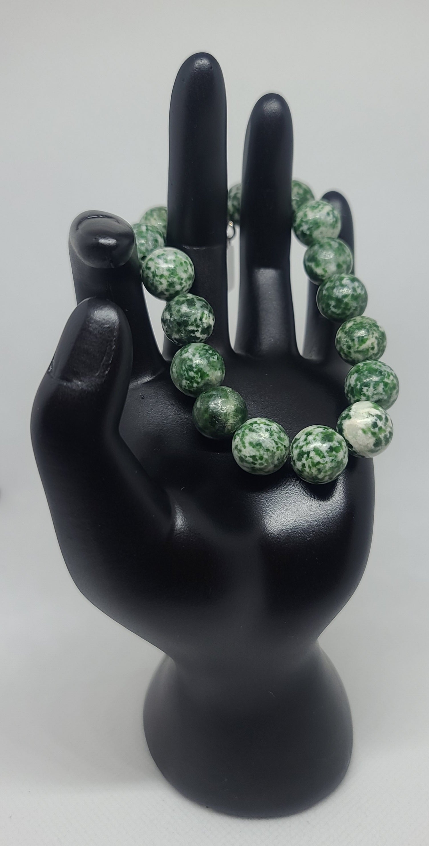 Green Spot Agate 12mm