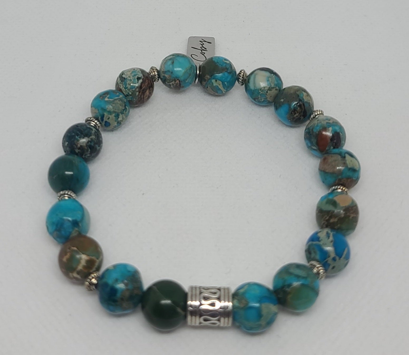 Blue Imperial Jasper 10mm