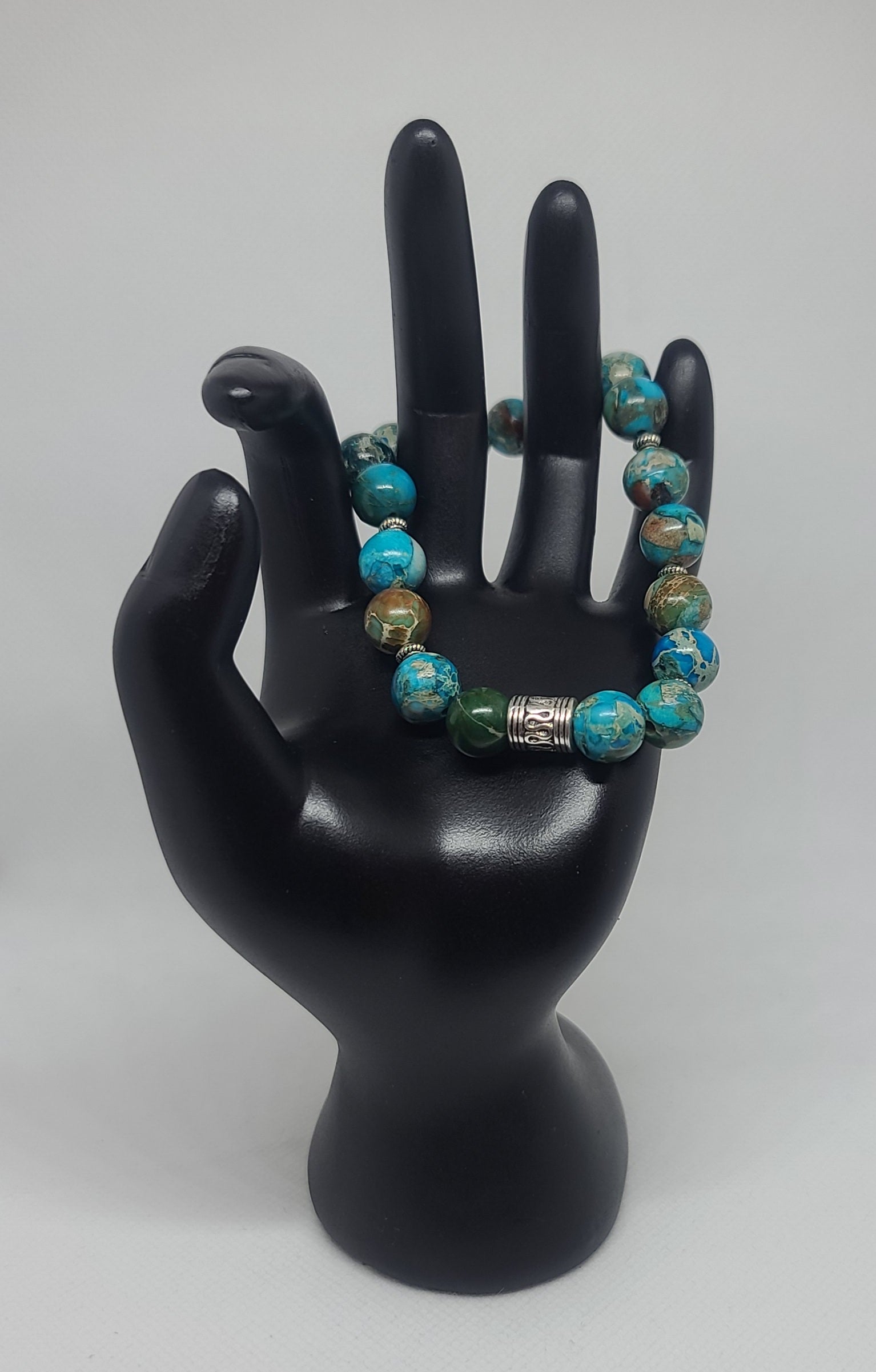 Blue Imperial Jasper 10mm