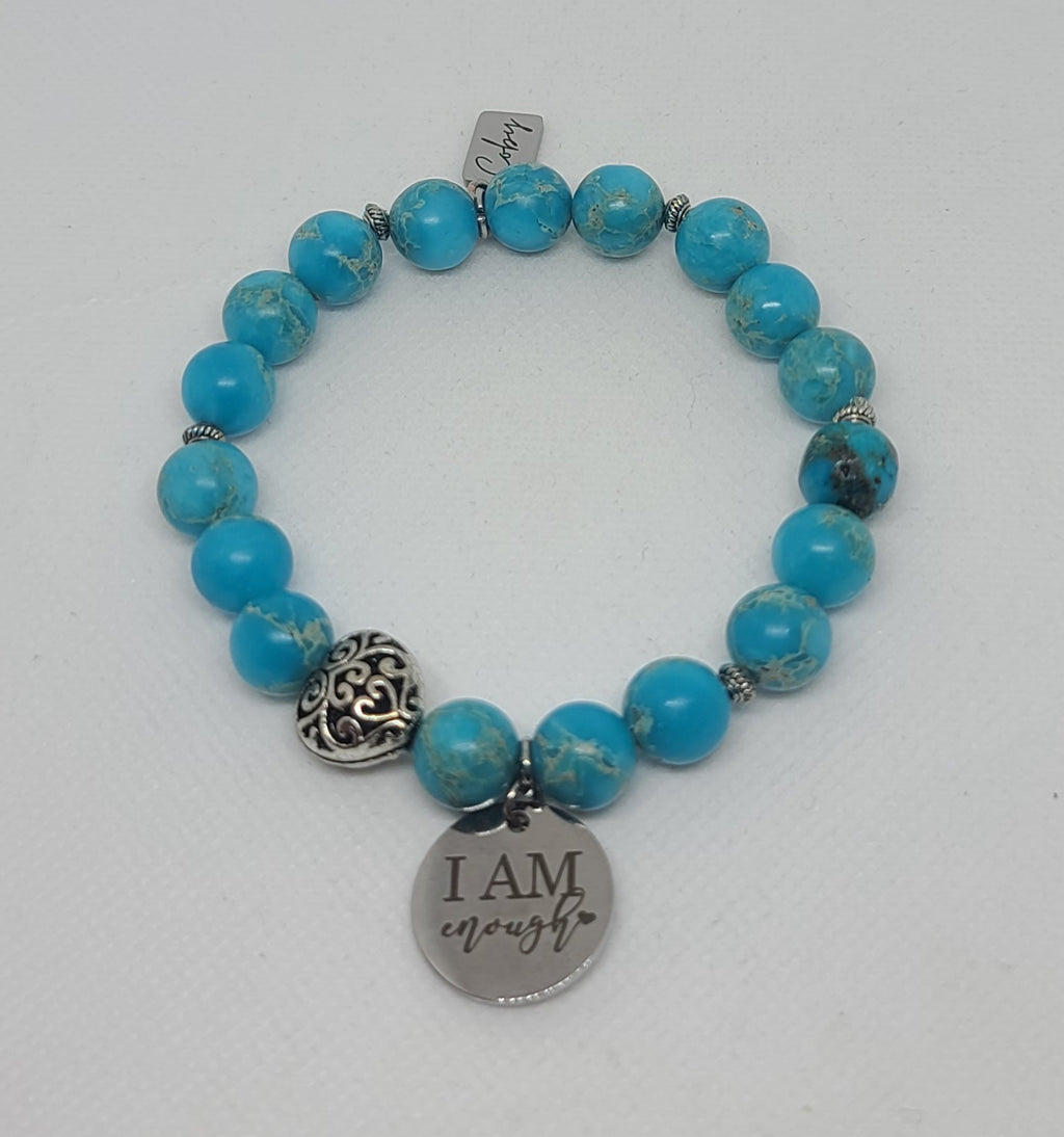 Blue Imperial Jasper 10mm
