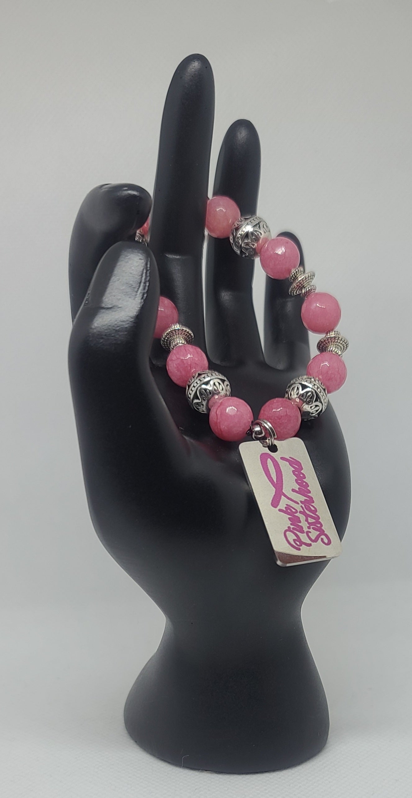 Pink Jade Faceted 10mm