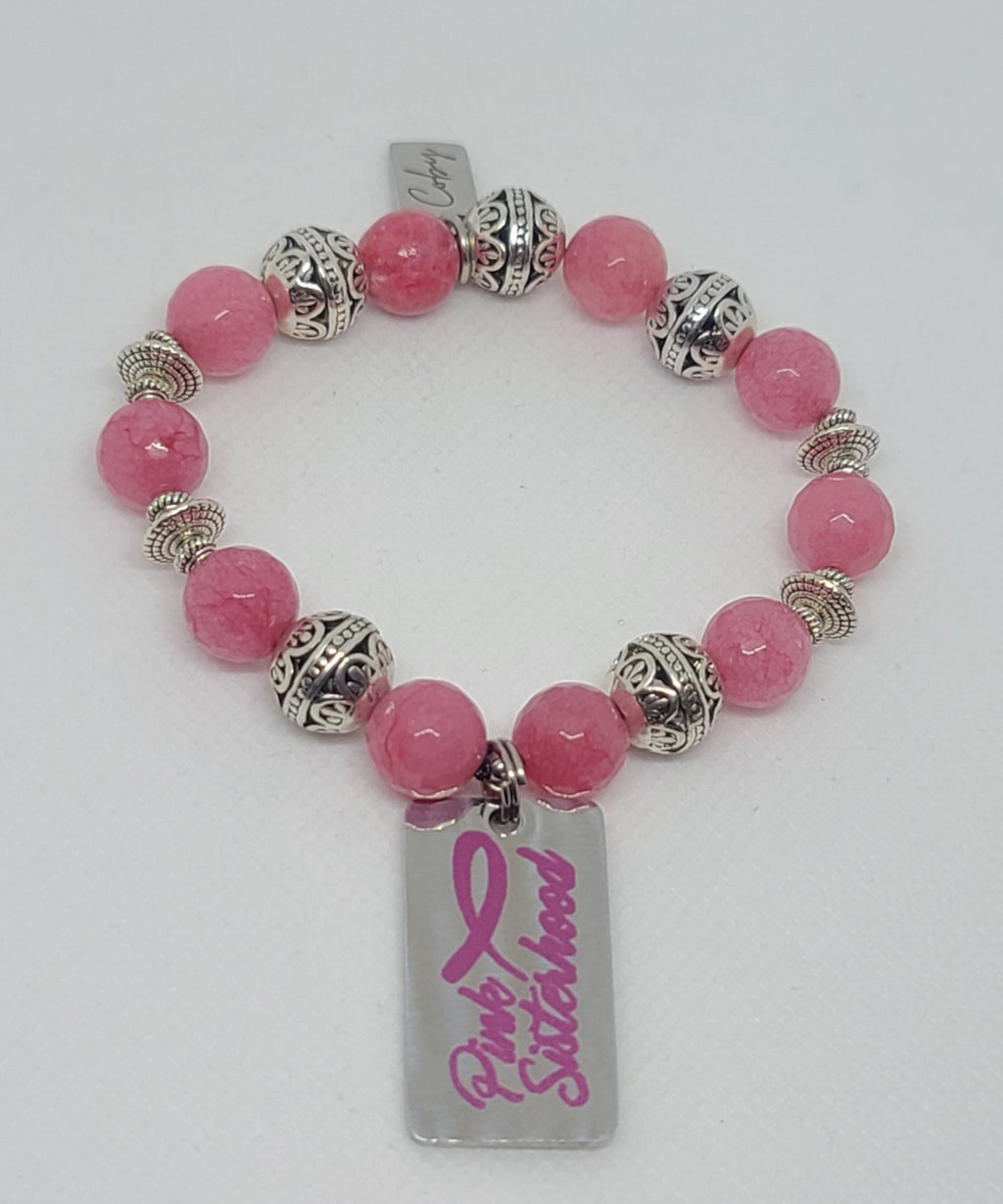 Pink Jade Faceted 10mm