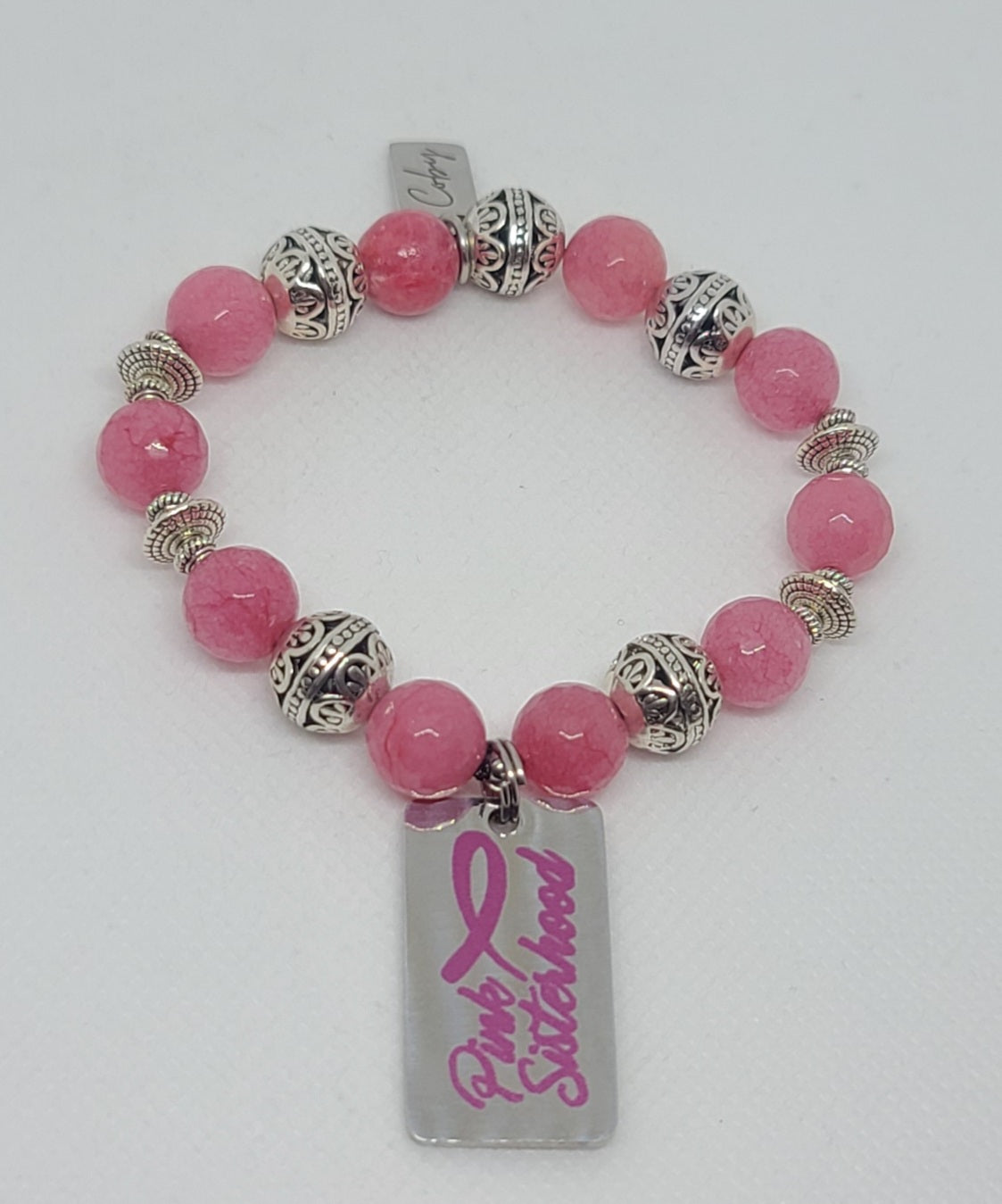 Pink Jade Faceted 10mm