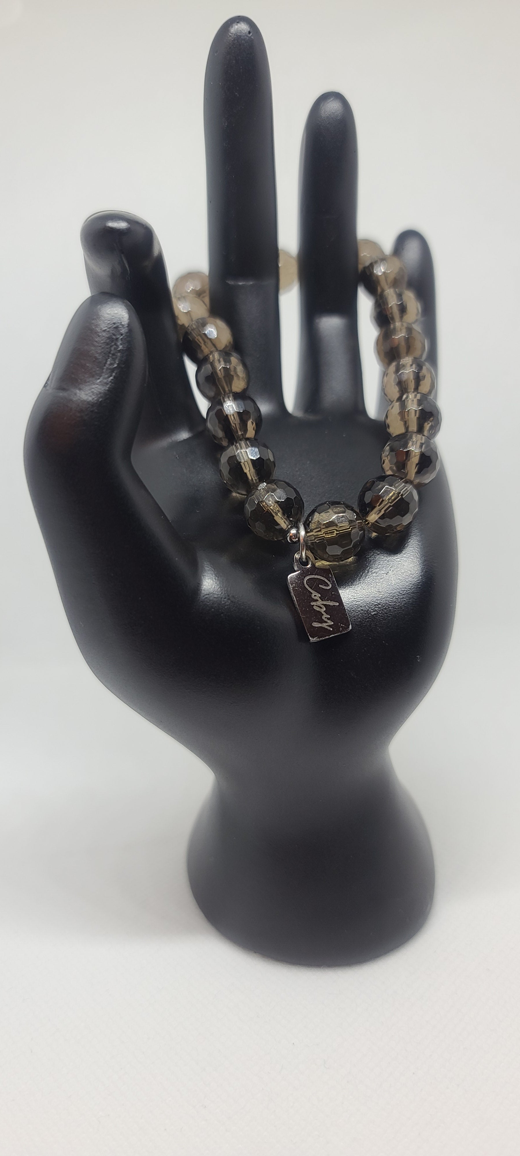 Smoky Quartz Micro Faceted 10mm
