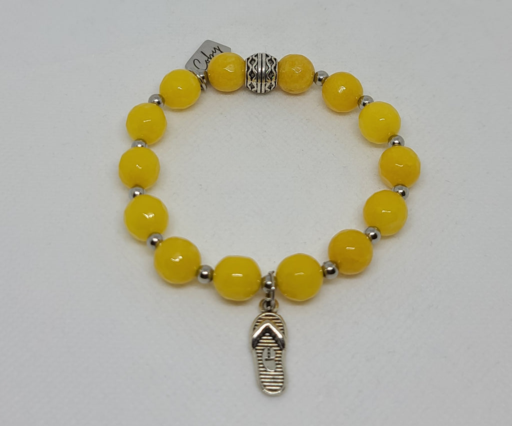 Yellow Jade Faceted 10mm