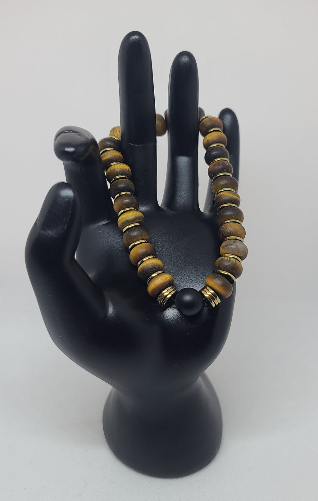Grade A Matte Yellow Tiger Eye Rondelle 10x6mm