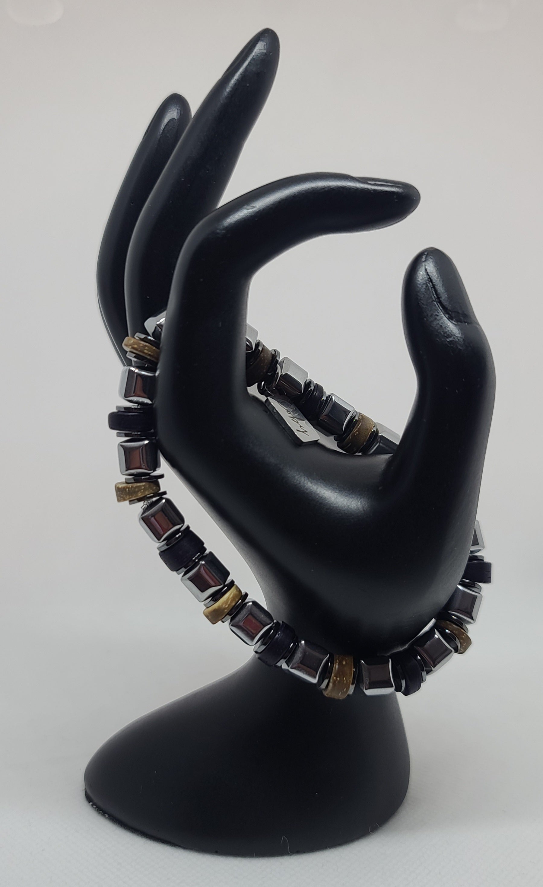 Silver Hematite 8mm