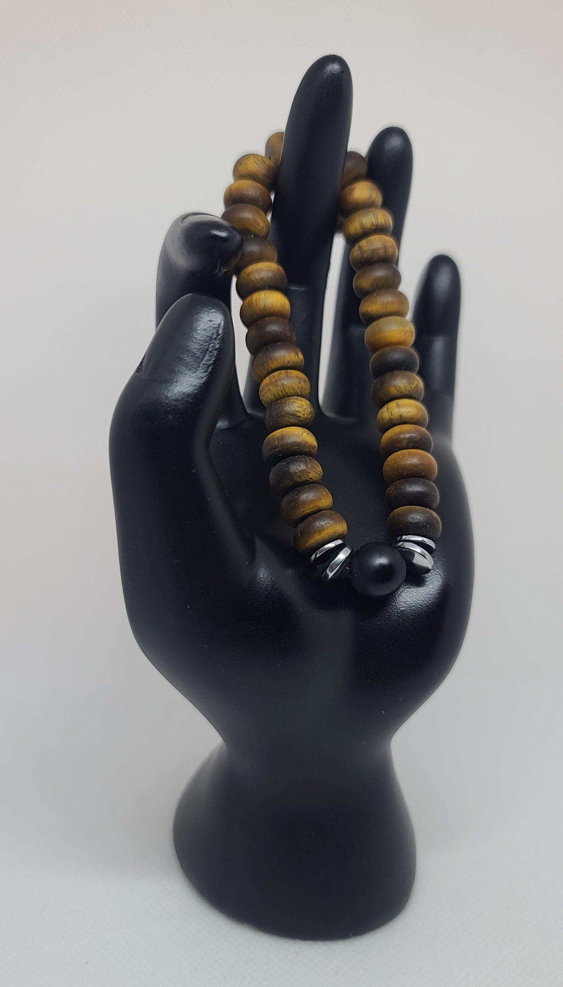 Grade A Matte Yellow Tiger Eye Rondelle 10x6mm