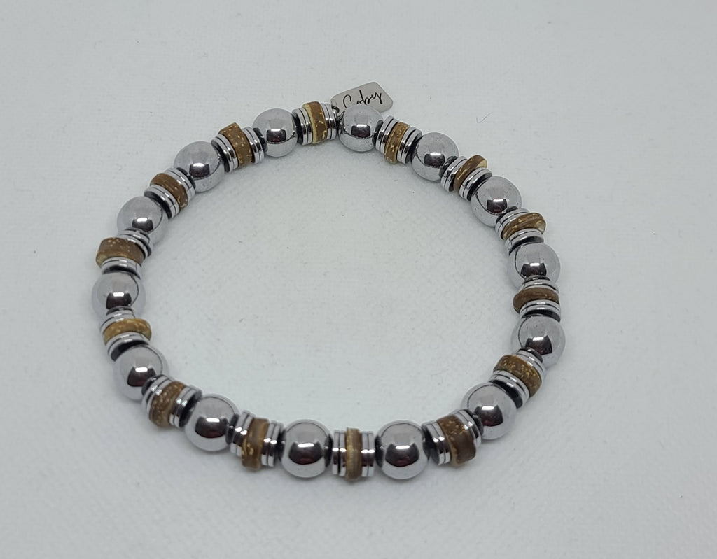 Silver Hematite 10mm