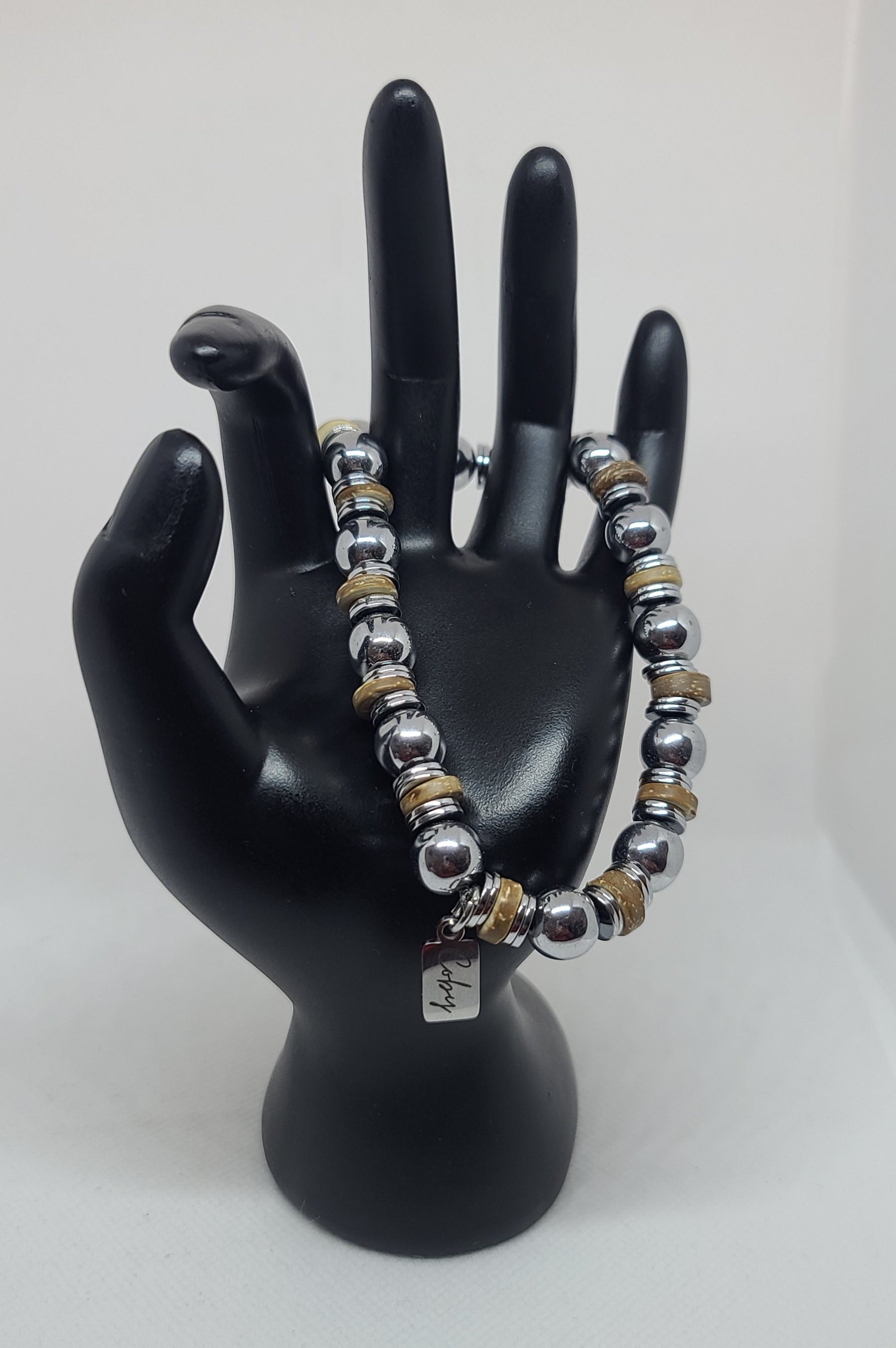Silver Hematite 10mm