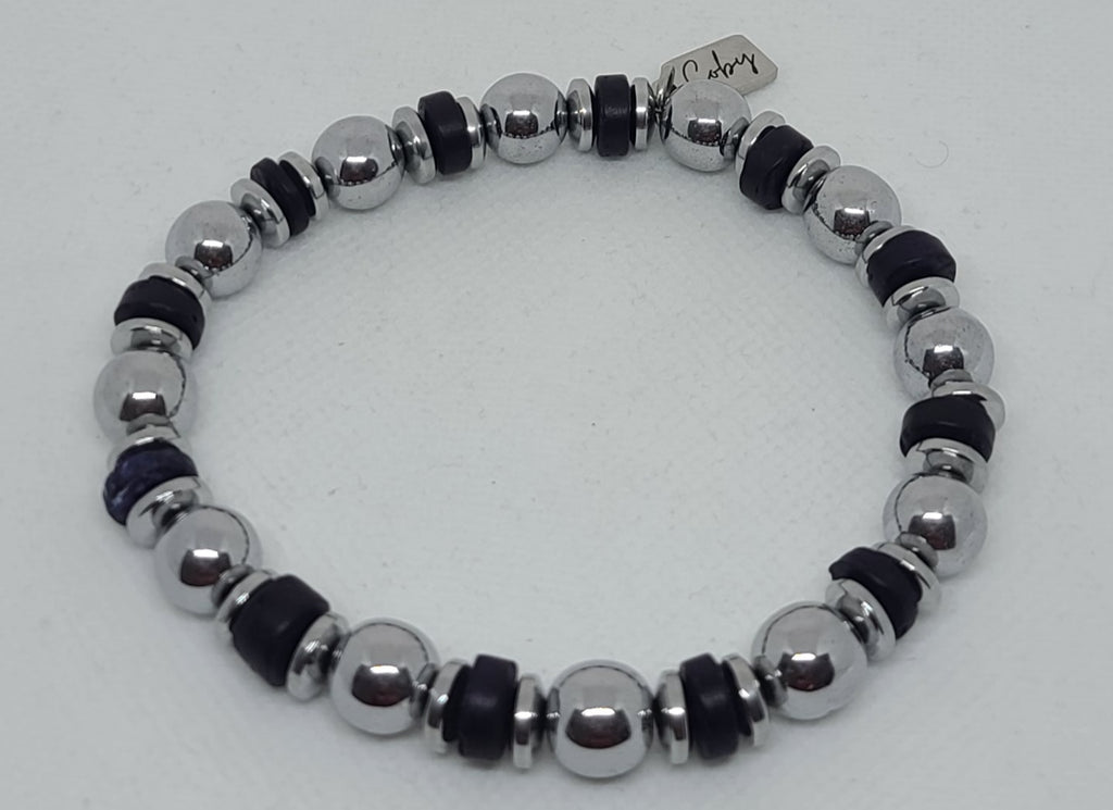 Silver Hematite 10mm
