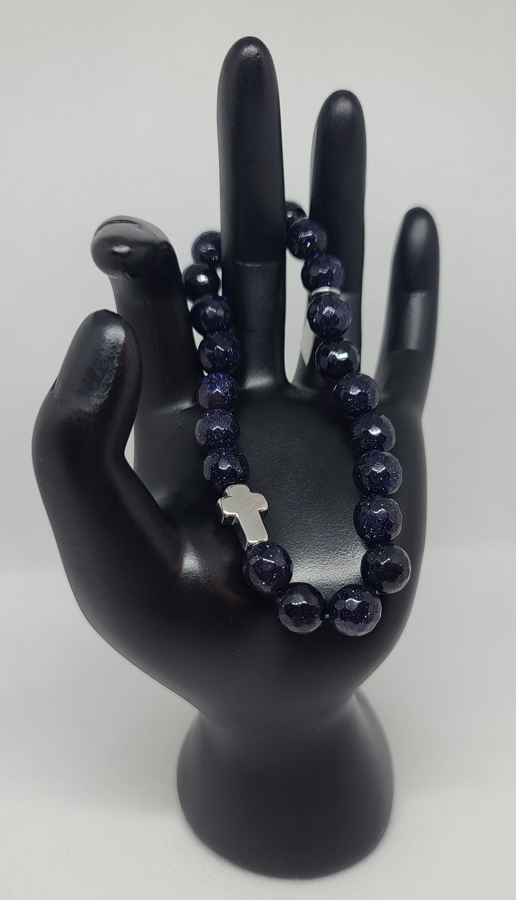 Blue Sandstone Faceted 10mm