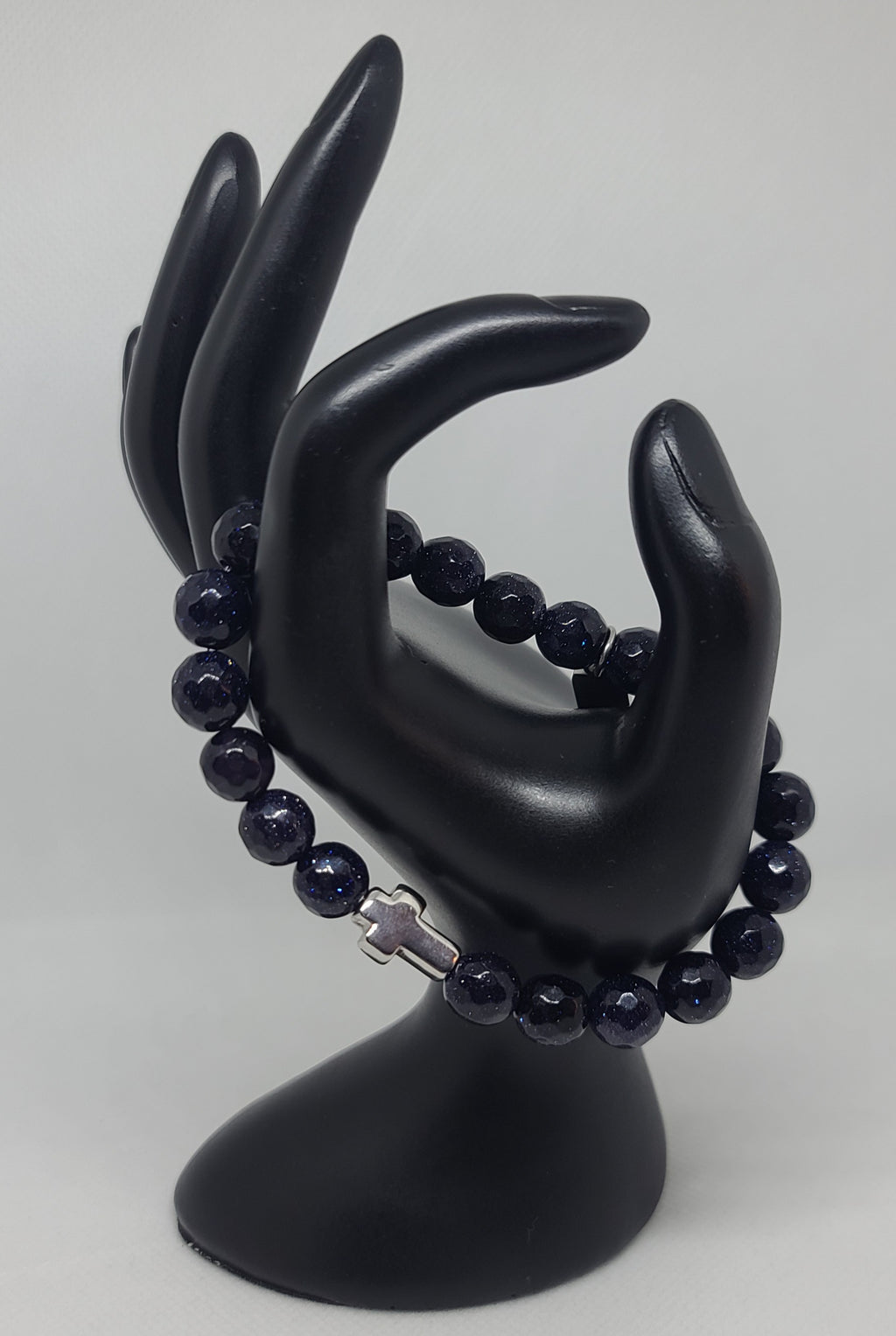 Blue Sandstone Faceted 10mm