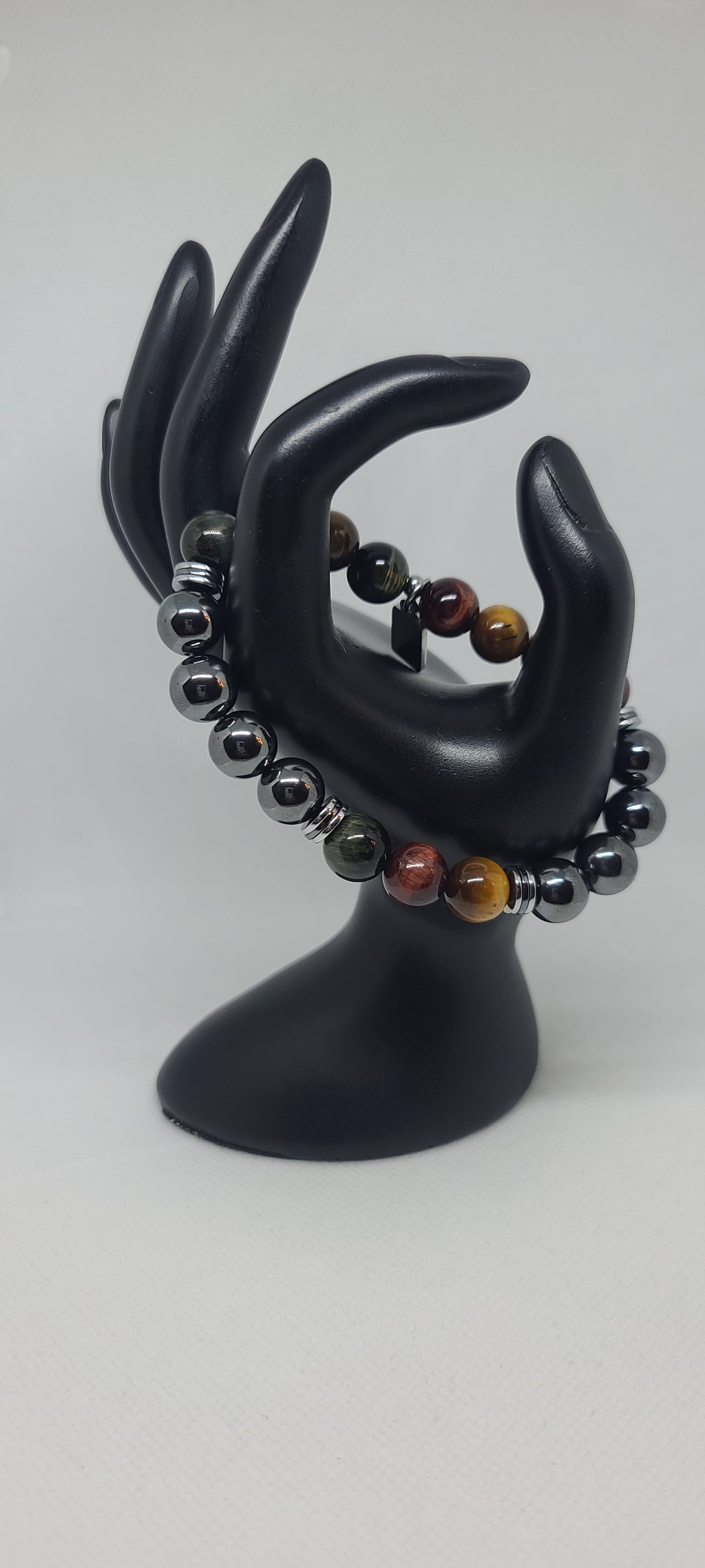 Blue, Mahagony, Yellow Tiger Eye 10mm