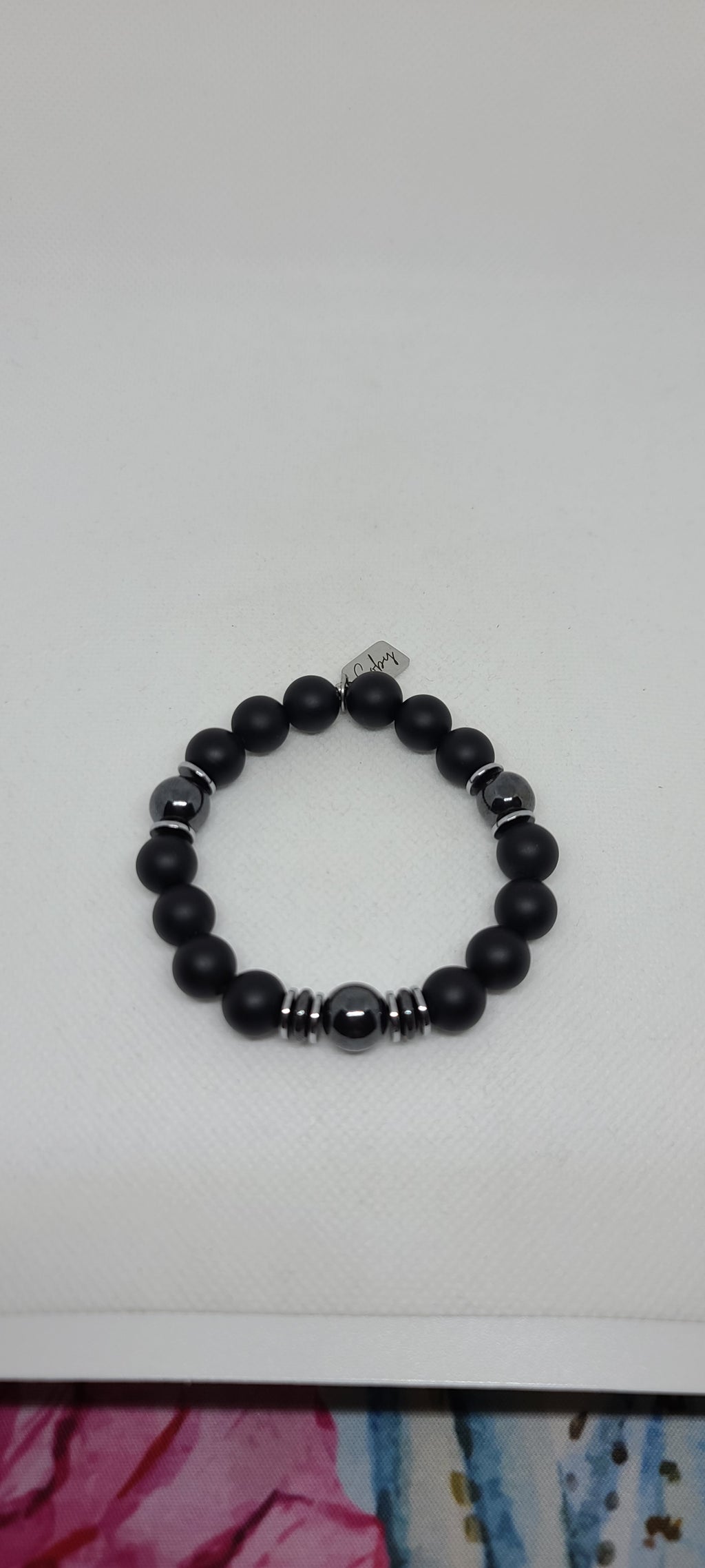 Black Matte Onyx & Hematite 10mm