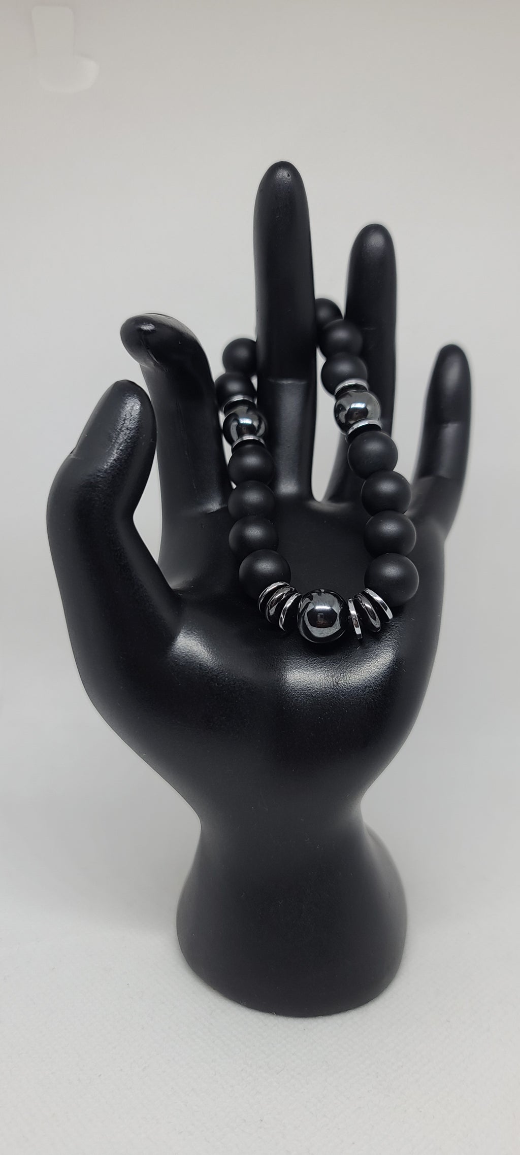 Black Matte Onyx & Hematite 10mm
