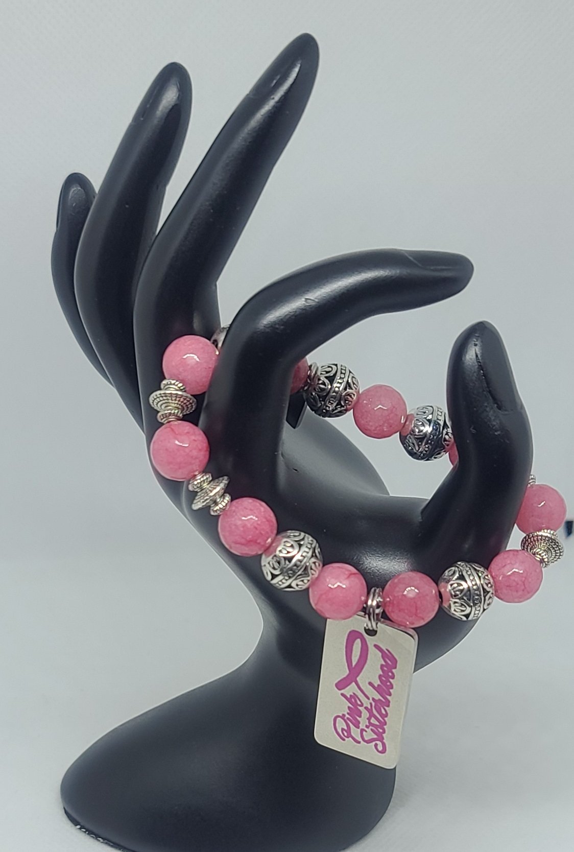 Pink Jade Faceted 10mm